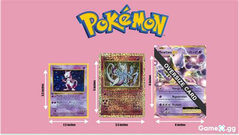 pokemon card sizes explained.